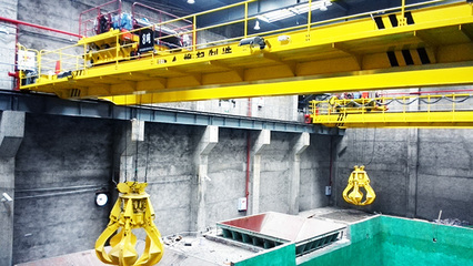 華東工控丨重慶忠縣城市生活垃圾吊起重機自控系統案例解析